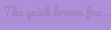 Image with Font Color A580B8 and Background Color AC8ED9